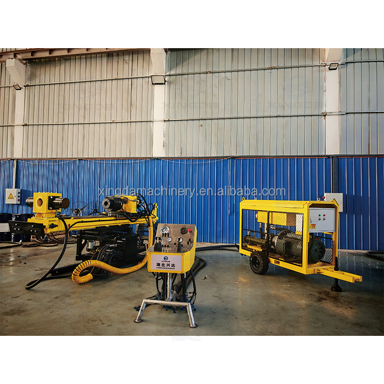 New Products XDKD-4 BQ 500m Full Hydraulic Portable Underground Tunnel Diamond Core Drilling Rig Machine