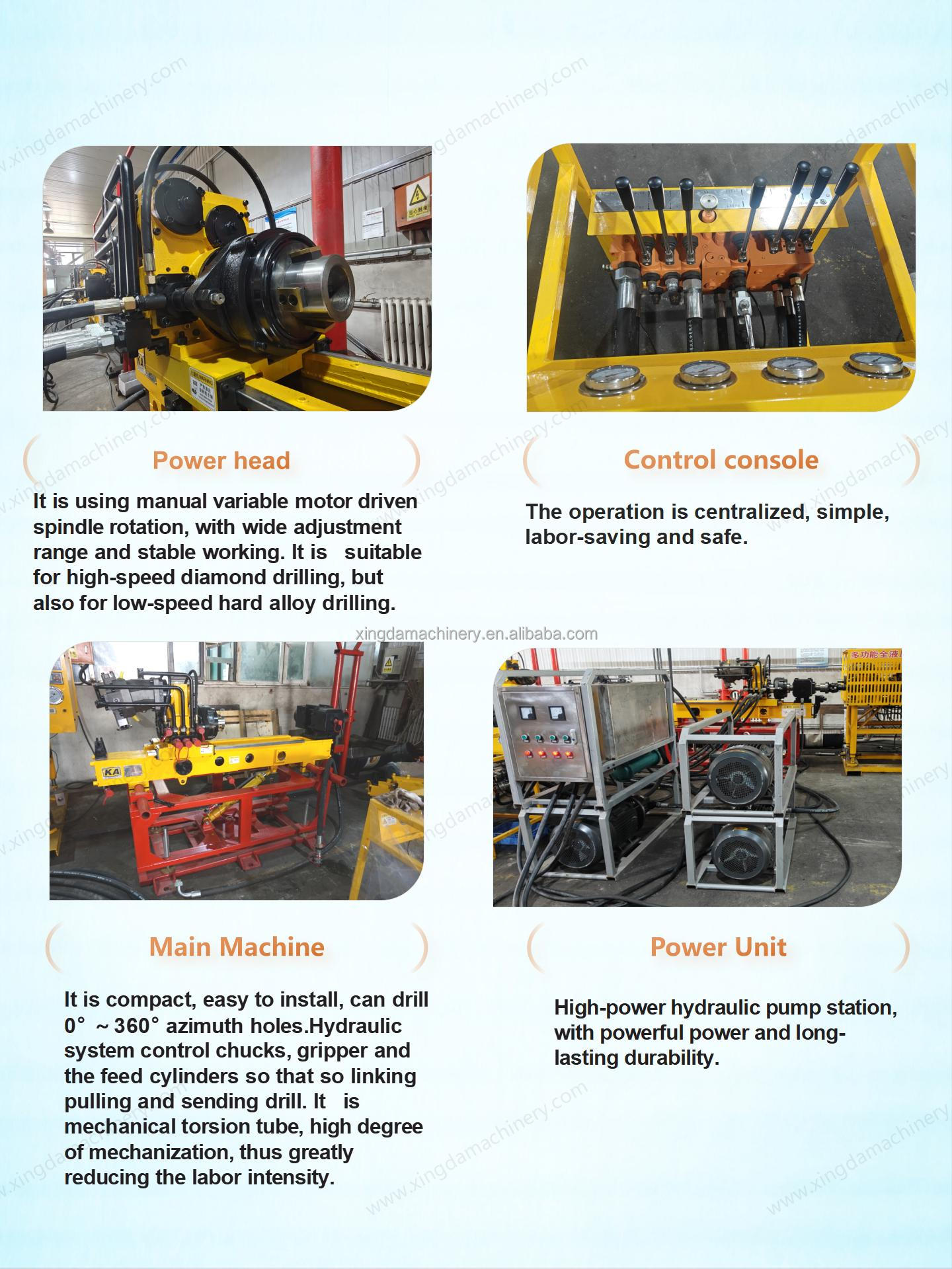 KY600B Hot Sales Portable Underground Drill Rigs For 600m Deep Geological Exploration