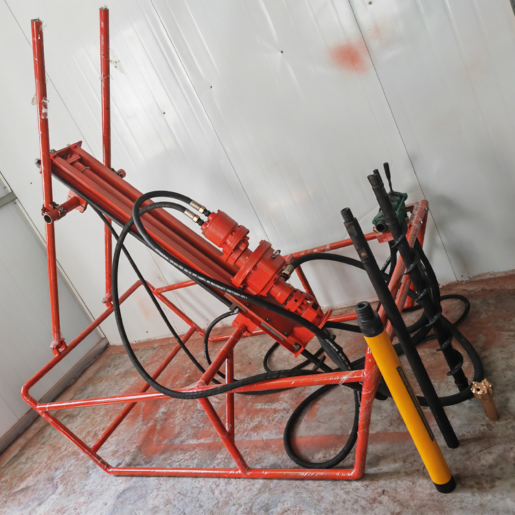 Rock  Drilling Rig Machine  XDQ70 Portable Soil Blast Hole Pneumatic Rock Drill for Sale