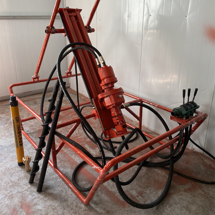 Rock  Drilling Rig Machine  XDQ70 Portable Soil Blast Hole Pneumatic Rock Drill for Sale