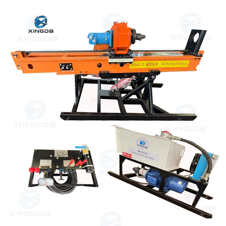 XDMG-70 portable powerful anchor drilling rig for anchor bolt hole drilling